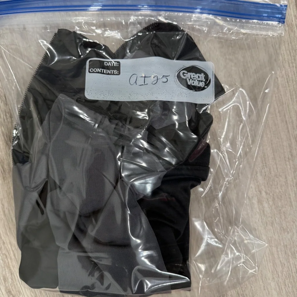 Nike Kids Track Jacket Black Gray Zip Up‎ Logo Athletic Size S 5 4-5 Years
